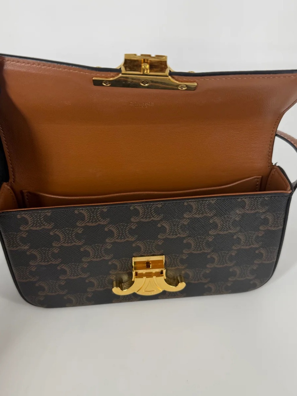 Celine Claude Triomphe Shoulder Bag - Picture 11 of 12